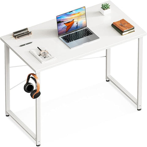 Casaottima 32 Inch Small Computer Desk for Home Office, Study Writing Table for Small Spaces