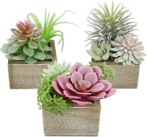 Mingfuxin Artificial Succulents Plants