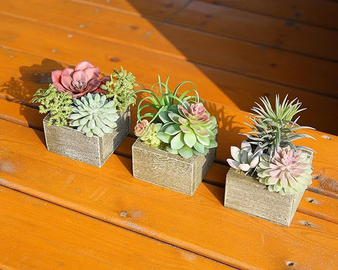 Mingfuxin Artificial Succulents Plants