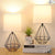 GGOYING Set of 2 Bedside Table Lamp