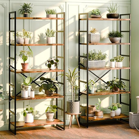 Shintenchi Bookshelf, 5 Tier Bookshelf